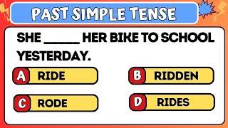 English Grammar Quiz  Past Simple Tense  Check Your English Level