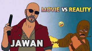 JAWAN movie vs reality  shah rukh khan  nayanthara  atlee  funny spoof  mv creation