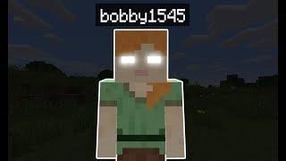 ПУГАЮ ШКОЛЬНИКОВ СКИНОМ Bobby1545  ОН СУЩЕСТВУЕТ? Minecraft CREEPYPASTA bobby 1545  trolling