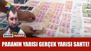 Parayı milimetrik kesti ATM bile anlamadı