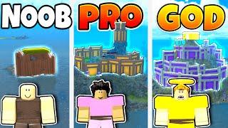 Roblox NOOB vs PRO vs GOD ULTIMATE BASE BUILD in BOOGA BOOGA