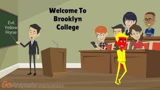 Evil Yellow Horse Misbehaves At Brooklyn College Gets Arrested