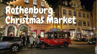 Visita virtual al mercado navideño de Rothenburg 4K 60 FPS