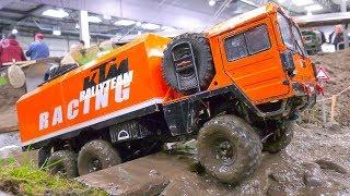 MEGA RC CRAWLER SCALER 6X6 TRAIL TRUCKS IN ACTION  Messe Intermodellbau Dortmund 2019