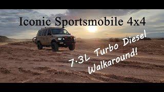 Iconic 7.3L Turbo Diesel Sportsmobile 4x4  Walkaround w Trail Videos