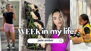 WEEK IN MY LIFE  the fluhospital visit gym meal prepping hauls closet reorganization & more