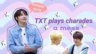 TXT Plays Charades Yeonjun a Devil?