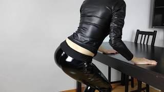 Black VINYL leggings  Shiny looks 