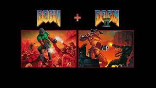 DOOM 1+DOOM 2 - E1M1 At Dooms Gate Soundtrack Remix Extended