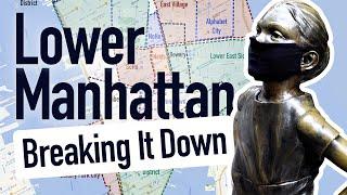 LowerDowntown Manhattan  New York Layout Explained with Map