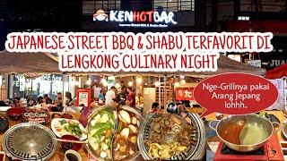 GRILL DISINI PAKE ARANG JEPANG  REVIEW KENHOTBAR  BBQ+Shabu Terfavorit di Lengkong Culinary Night