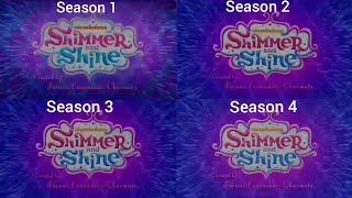 Shimmer And Shine Theme Song intro Opening Comparison Season 1 2 3 and & 4 in English US