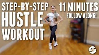The Hustle Step by Step  11 Minute Dance Workout Follow Along