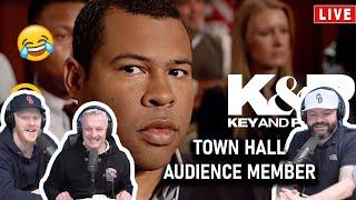 Key & Peele Town Hall Audience Member REACTION  OFFICE BLOKES REACT