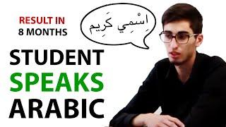 Learn Arabic. Amazing result in 8 months. English Subtitles