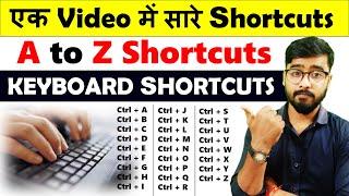 Keyboard a to z shortcut keys  keyboard shortcuts a to z  Keyboard Shortcuts