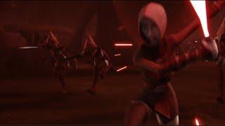 The Nightsisters attack the Droid Army - Star Wars the Clone Wars Season 4 Episode 19
