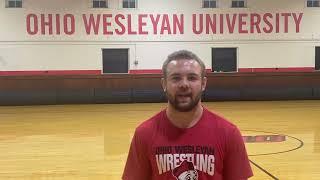 Assistant OWU Battling Bishop wrestling coach Tanner McHugh gives us insight on building culture