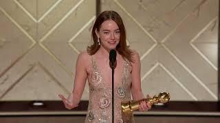 Emma Stone Wins Best Female Actor – Motion Picture MusicalComedy I 81st Annual Golden Globes