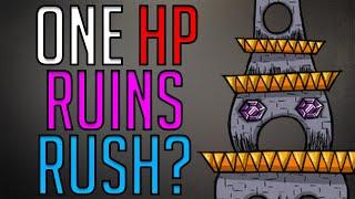 Ruins Rush With Only 1 HP - I DID IT? Dont Starve Together