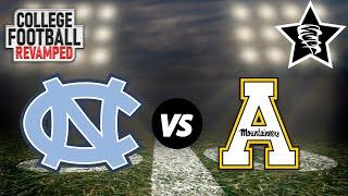 NCAA Football 14 - CFB Revamped - Dynasty Mode - North Carolina vs App State