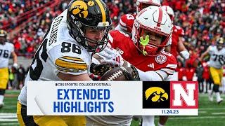 No. 17 Iowa at Nebraska Extended Highlights I CBS Sports