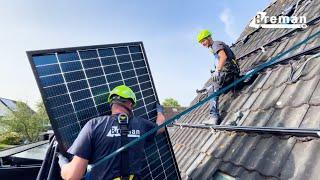 Installatie van zonnepanelen