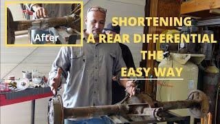 HOW TO SHORTEN REAR DIFFERENTIAL  Loco Customs