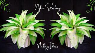 How to Make Nylon Stocking Flower for Beginners  Stocking Flower Making Ideas