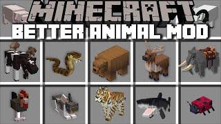 Minecraft TAME BETTER ANIMALS MOD  SPAWN AND BREED ANIMAL IN THE ZOO LAB  Minecraft Mods