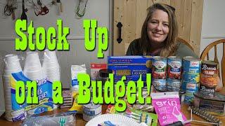 $40 Budget Prepper Pantry Stock Up from Dollar Tree