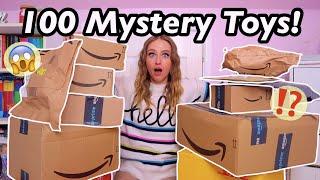 I *BLINDLY* Ordered 100 Mystery Toys from Amazon⁉️ our BEST haul yet?🫢  Rhia Official