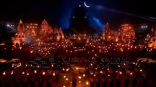 Visual Spectacle   Maha Aarti Adiyogi  Maha Shivaratri Celebrations 2024  Isha Yoga Center