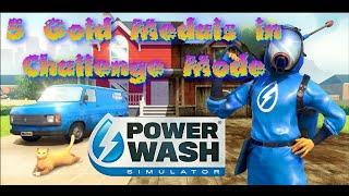 PowerWash Simulator - 5 Gold Medals in Challenge Mode Gold Standard Level