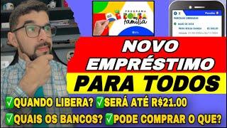 NOVO EMPRÉSTIMO BOLSA FAMÍLIA E CADÚNICO VAI LIBERA PRA TODOS? QUE BANCO VAI LIBERAR? ATÉ R$21.000