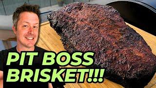 Smoked BEEF BRISKET on a PIT BOSS  Pellet Grill Beef Brisket