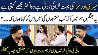 Manis Talking About His Beautiful Wife Hira In Live Show  Hira Mani  Madeha Naqvi  SAMAA TV