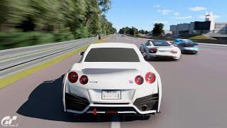 Gran Turismo 7  Nissan GT-R Nismo R35 Tuned On.. Le Mans de la Sarthe No Chicane 4KPS5