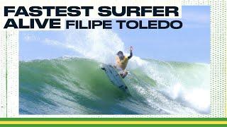 The Fastest Surfer In The World - Brazils Filipe Toledo  All The 9s Since 17