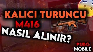 Kalıcı Turuncu M416 Nasıl Alınır?  Pubg Mobile Kalıcı Turuncu M416 Deseni  Sakın Kaçırma