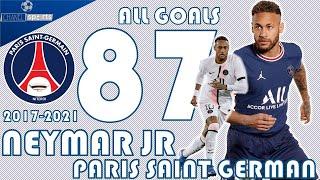 Neymar Jr All 87 Goals For Paris Saint German 2017-2021