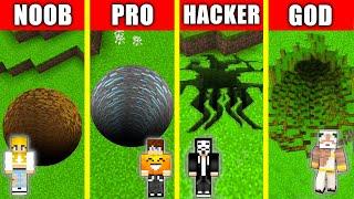 TUNNEL NOOB vs PRO vs HACKER vs GOD w Minecraft