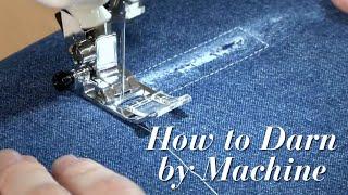 Darning by Machine