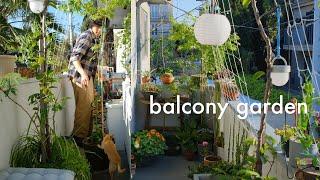 Apartment Balcony Garden  designing with plants