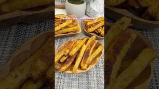 Best Healthier Crispier & Tastier Baked French Fries You’ll Ever Have # bestsnacks #foodie