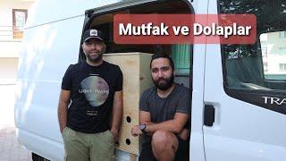 Kendi Karavanımızı Kendimiz Yapıyoruz #7 Mutfak Tezgahı Dolapları ve Koltuklar  DIY  2020