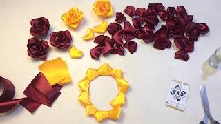 DIY Satin Flower Bouquet  Cara Membuat Bunga Mawar Dari Pita Satin
