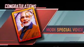 Modi Voice Pack In Bgmi  Modi Voice In Pubg Mobile  Part - 2  How to get voice in Bgmiblurzone