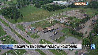 EF1 tornado leaves trail of damage near Grand Rapids