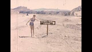Found 8mm Film Loop - 1960s Bikini Girl in Death Valley